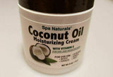Spa Naturals Coconut Oil 6 Oz Coconut Moisturizing Cream Vitamin E Dry Skin