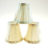 Clip Lamp Shade Chandelier Fabric Modern Style Light Home Decor Bead (1-5 pack)