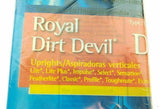 Royal Dirt Devil Type D Upright 3 Vacuum Bags by Honeywell Micro-Filtration New