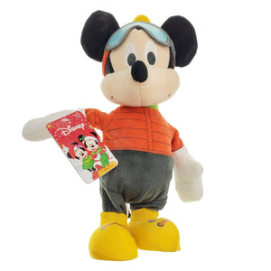 DANCING MICKEY Disney Holiday Christmas Musical Mickey Mouse 13" Plush Toy NEW
