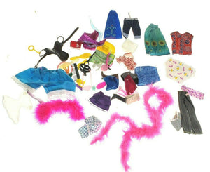 Mixed Lot of Over 40+ Barbie Doll Accessories Clothes