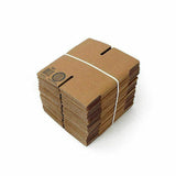 100% Recycled Corrugated Cardboard Box, 4" Length x 4" Width