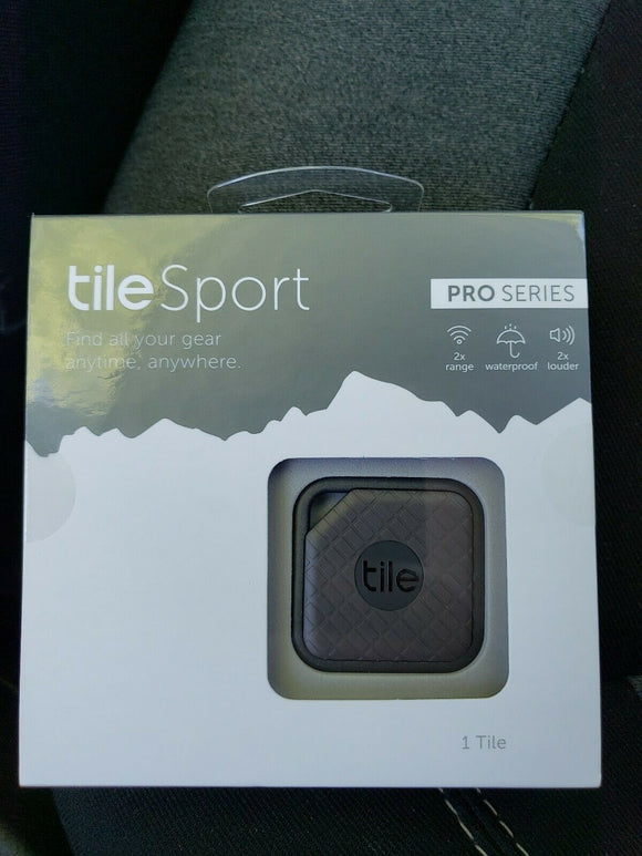 NEW IN BOX- Tile Sport Pro Series Smart Bluetooth Tracker- Slate/Graphite