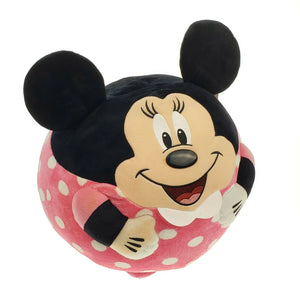 MINNIE MOUSE TY Beanie Ballz 12" Large Round Ball Plush Pillow Pink 2013 TY