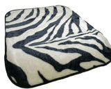 Zebra style children bed blanket bedding size 36in x 47in